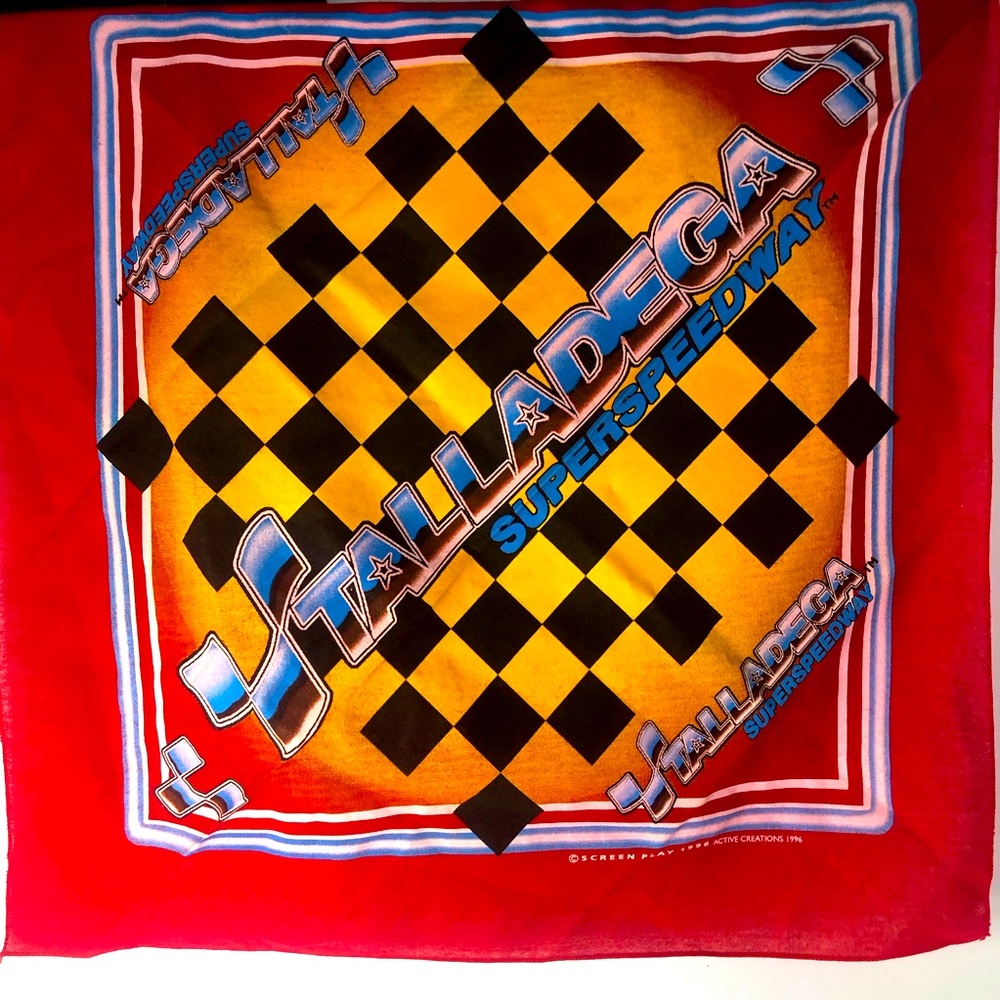 VTG Talladega Speedway Screenplay 1996 Active Creations. Bandana.